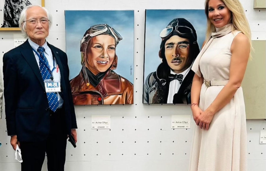 Director of Tokyo Metropolitan Art Museum with Aslihan Ciftgul