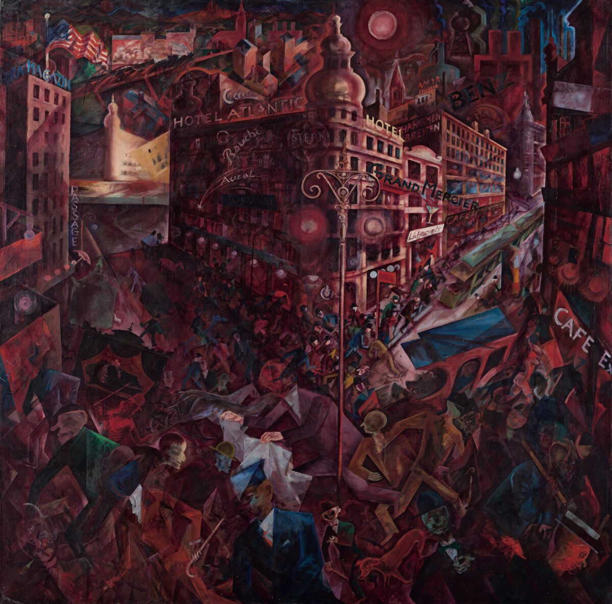 Oeuvre de George Grosz 1916 1917 oil on canva 100x 102 CM