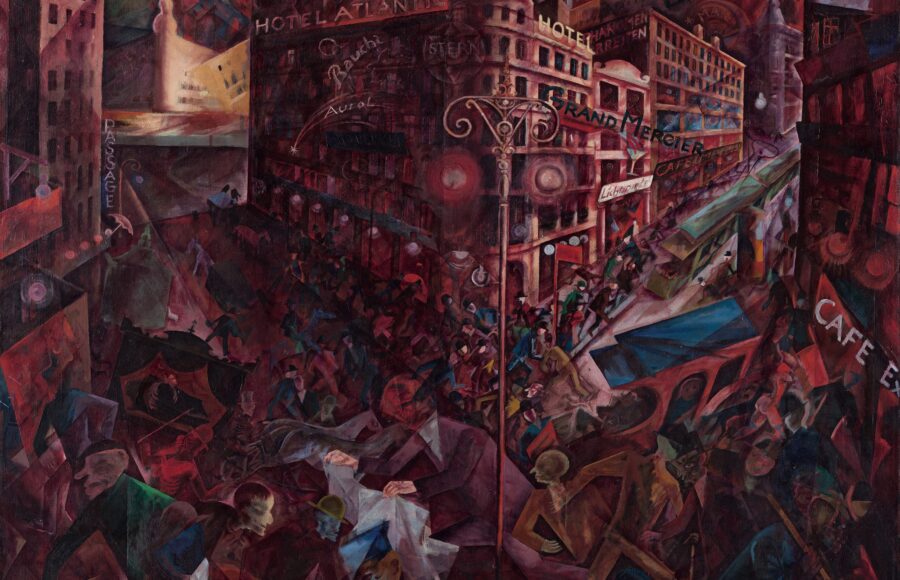 Oeuvre de George Grosz 1916 1917 oil on canva 100x 102 CM