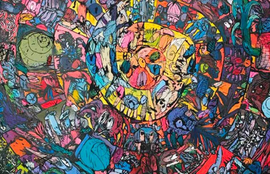 fresque Bault 60 ans de street art Le Mans