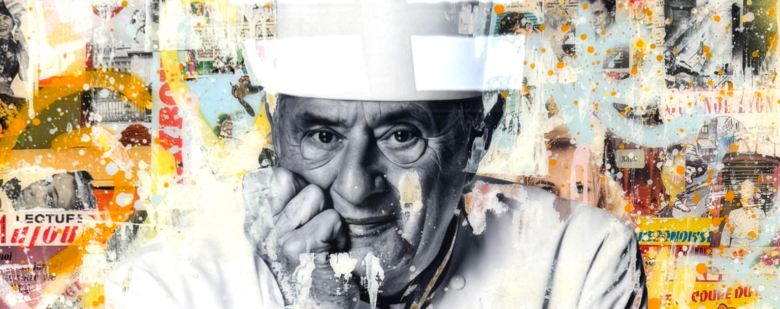 Paul Bocuse tableau collage