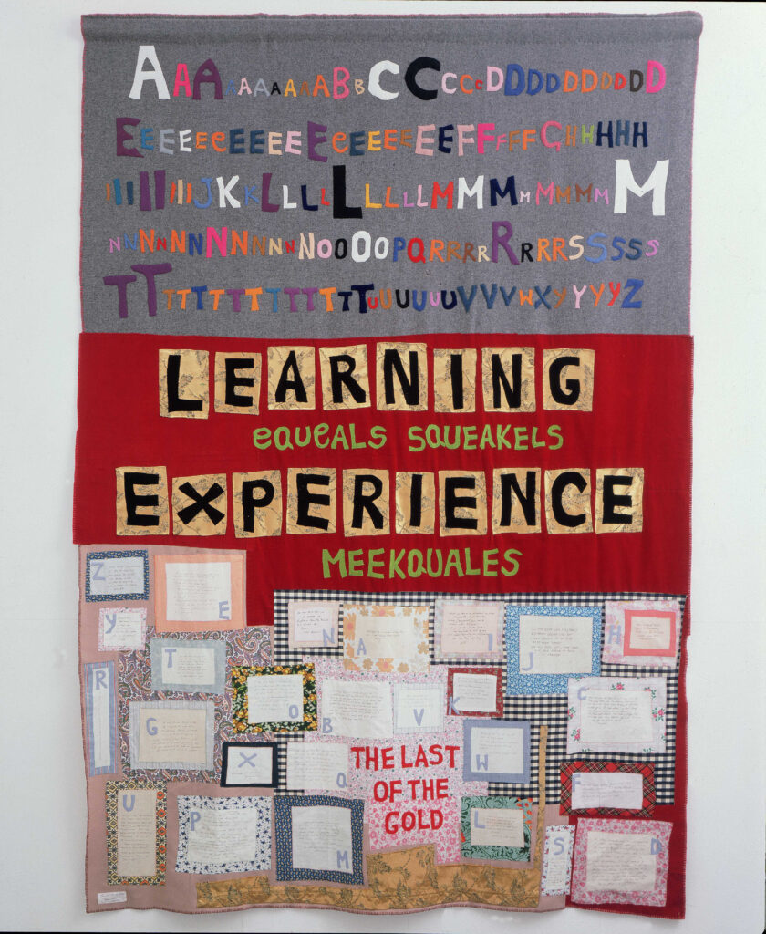 Tracey Emin, The Last of the Gold (2002) — quilt ‘A-Z de l’avortement’, corps et trauma, exposition ‘A Second Life’, Tate Modern 2026"