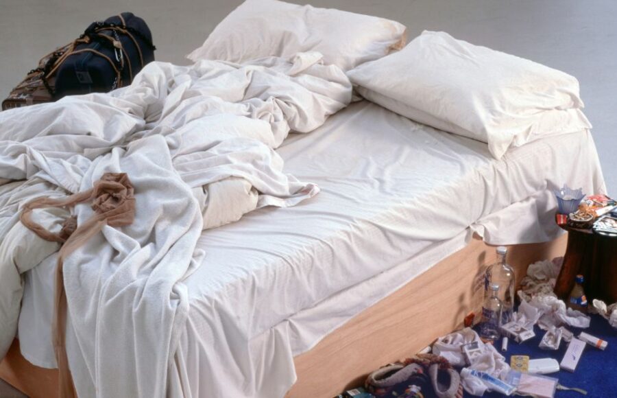 Tracey Emin Photo d'un lit et du désordre autour