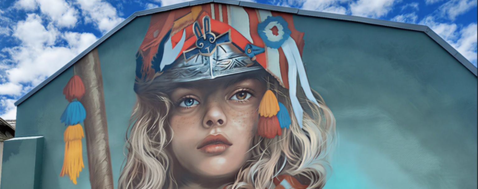 Arkane fresque engagée Cransac les thermes présentée dans le magazinevart mag