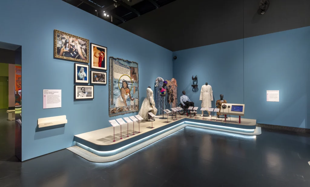 Installation view of the exhibition at the V&A South Kensington. Published in ART MAG.