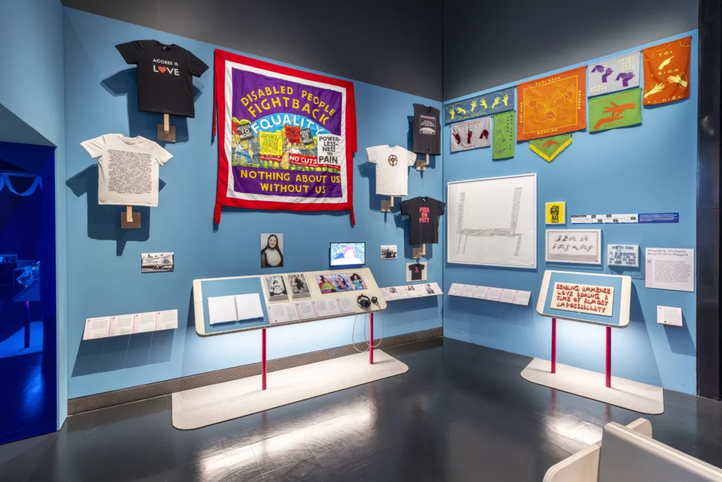 Installation view of the exhibition at the V&A South Kensington. Published in ART MAG.