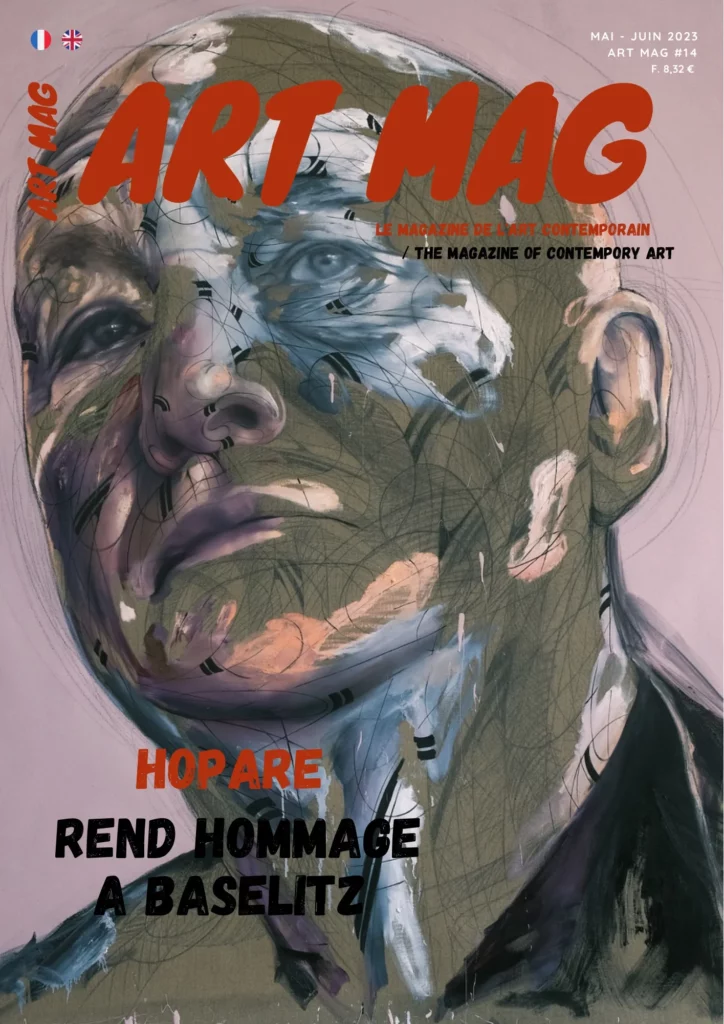 Cover of the magazine Art Mag International, issue no. 14, May–June 2023, featuring Hopare.