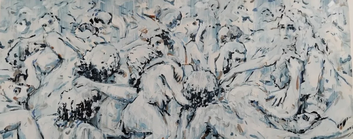 Matrice Techniques mixtes sur papier 80 X120cm 2017 Artiste Clément Denis