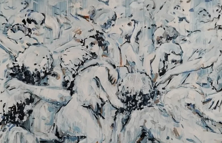 Matrice Techniques mixtes sur papier 80 X120cm 2017 Artiste Clément Denis