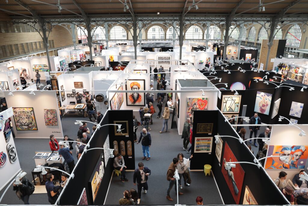 Urban Art Fair at the Carreau du Temple, Paris.