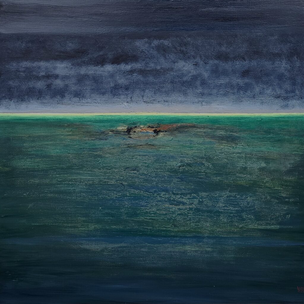 Oil on canva 120 x 120 cm - 2025 - Adagp 2026 Jean Claude Bertrand