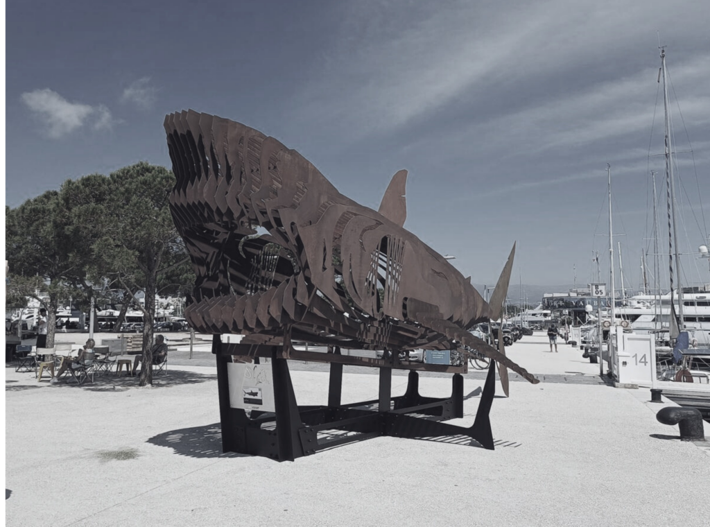 sculpture monumentale de l'artiste Steve Chaudanson