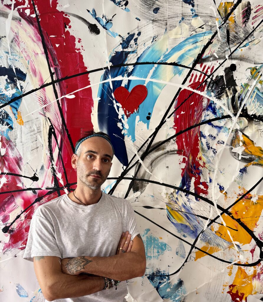 Michele Socionovo artiste contemporain peinture abstraite
Amour Abstrait