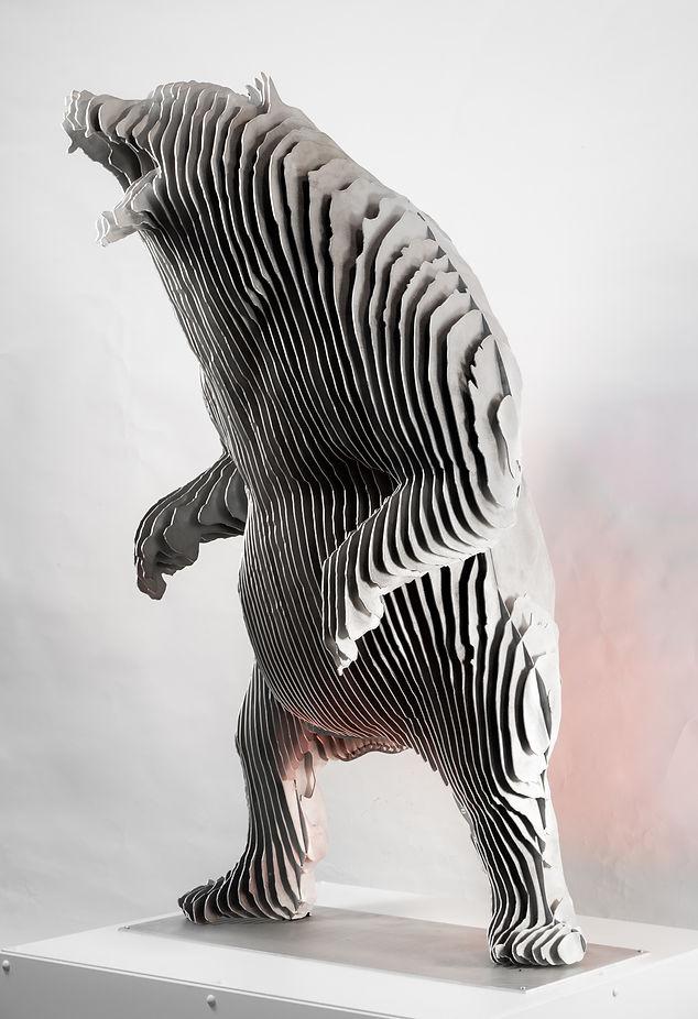 sculpture monumentale de l'artiste Steve Chaudanson