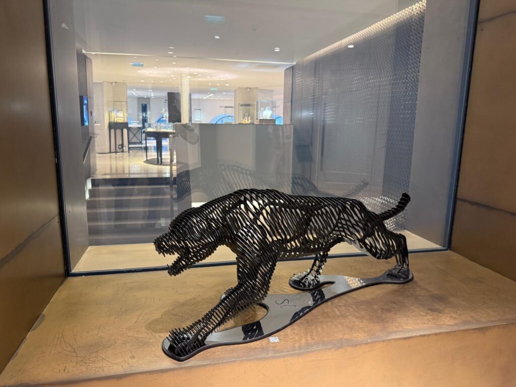 sculpture monumentale de l'artiste Steve Chaudanson