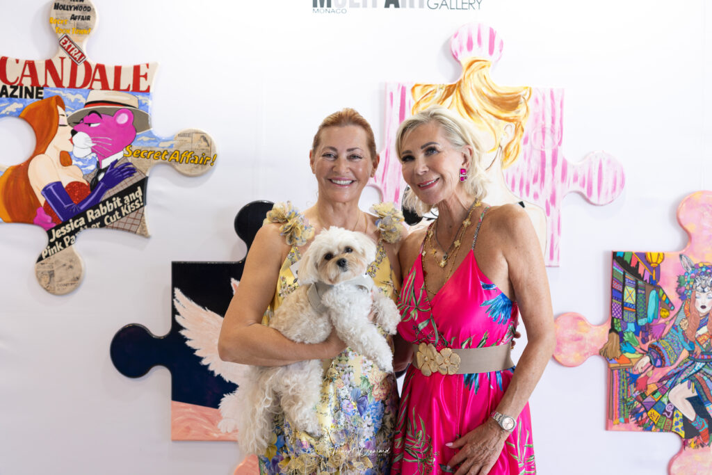 Myriam Besri with Wendy Lauwers at Art Riviera Tour