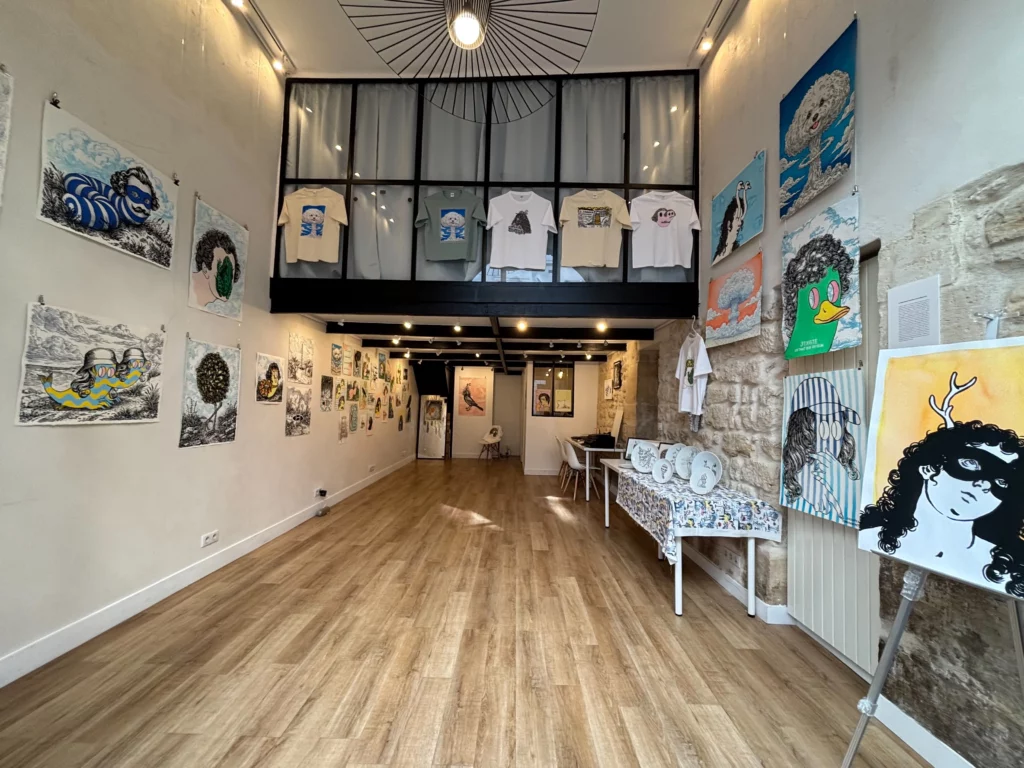 Vue de l’exposition Vous disiez ? de Dominique Lucci à la Galerie Wood Green à Paris en 2026