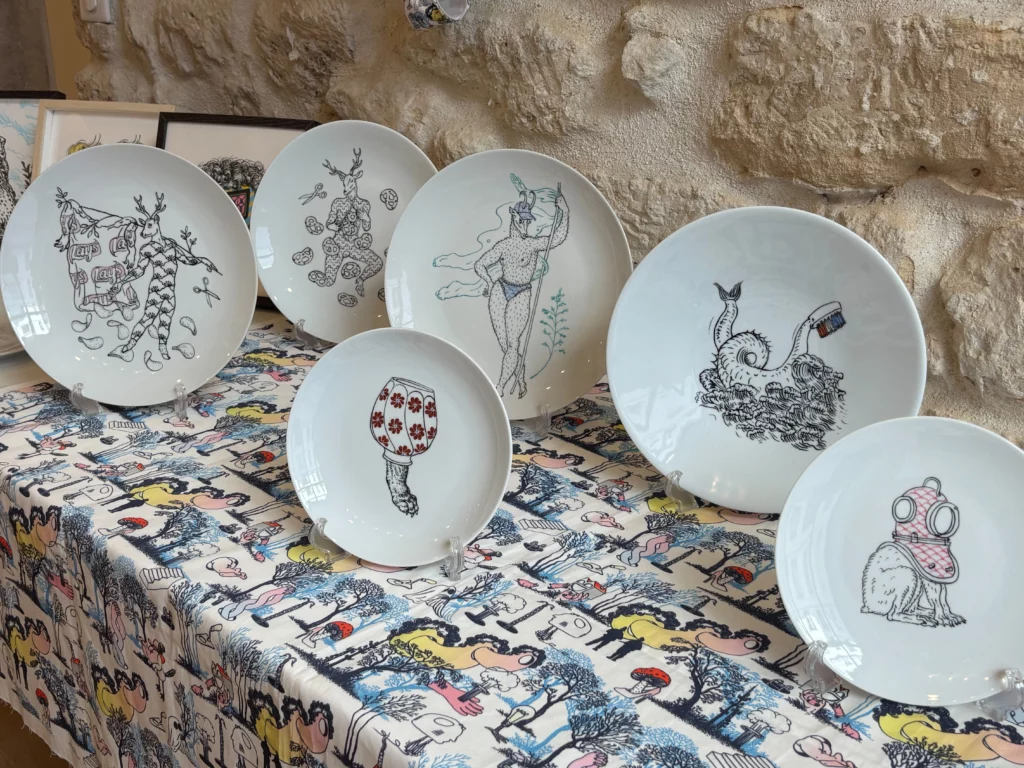 Ceramic works by Dominique Lucci presented at Galerie Wood Green in Paris
