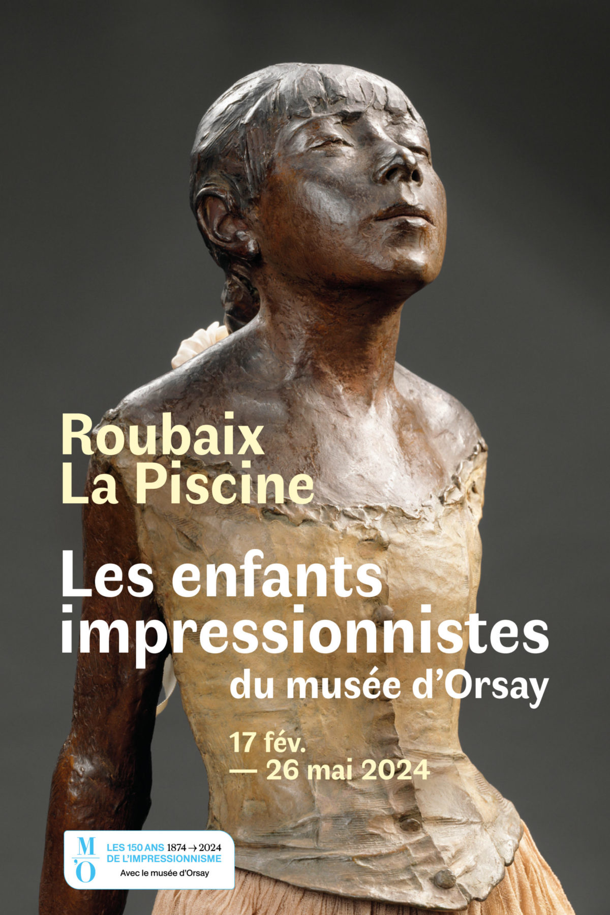 Affiche "Les enfants impressionnistes du musée d'Orsay" La Piscine- Roubaix