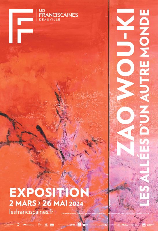 Affiche exposition Zao Wou-Zi, les allées d'un autre monde