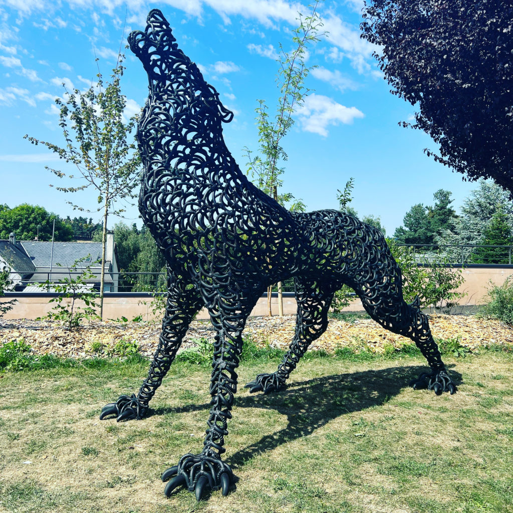 Le loup Sculpture de Vincent Libecq